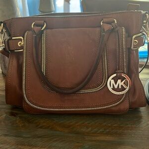 Michael Kors brown leather purse